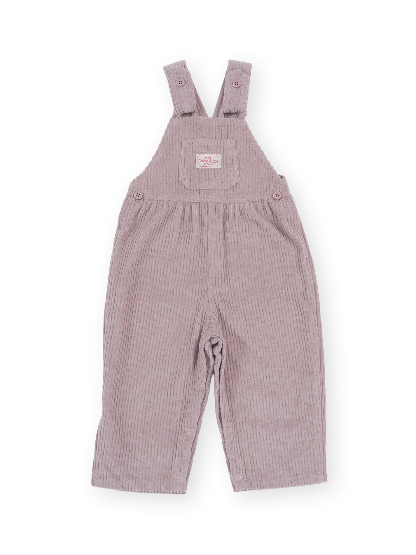 Sammy Corduroy Overall Pale Mauve