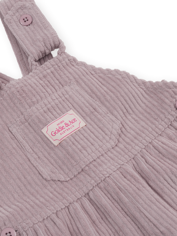 Sammy Corduroy Overall Pale Mauve