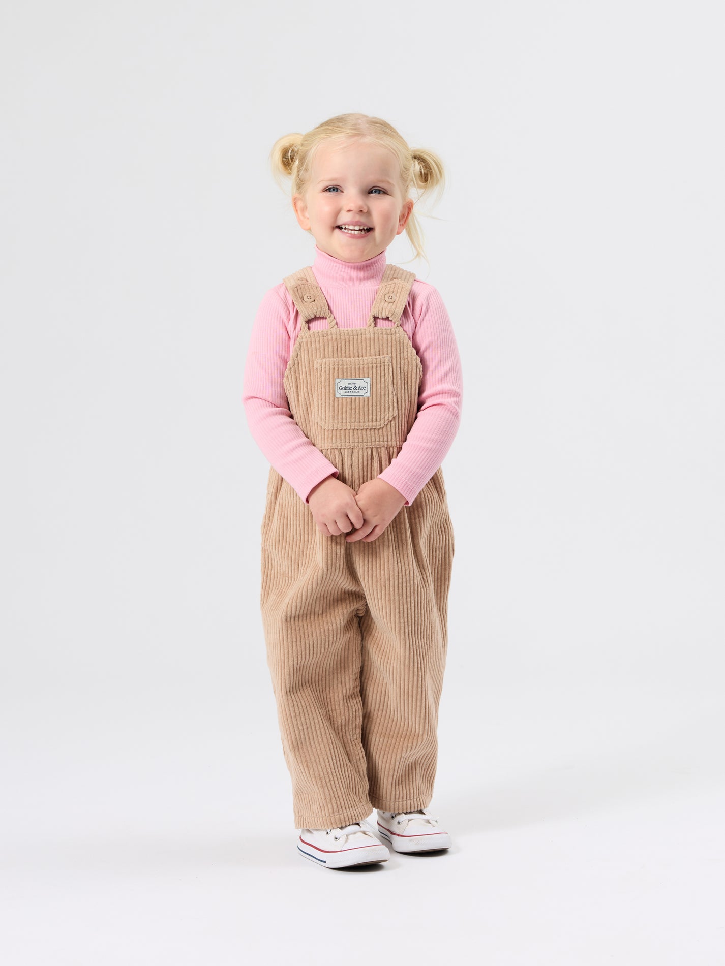 Sammy Corduroy Overall Tan