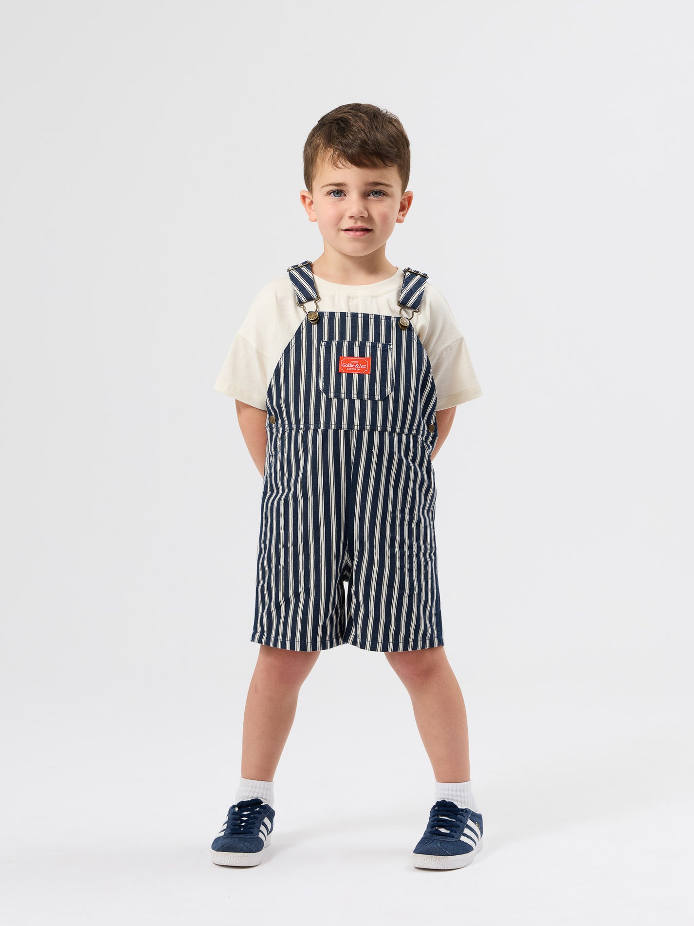 Railroad Stripe Burton Overalls