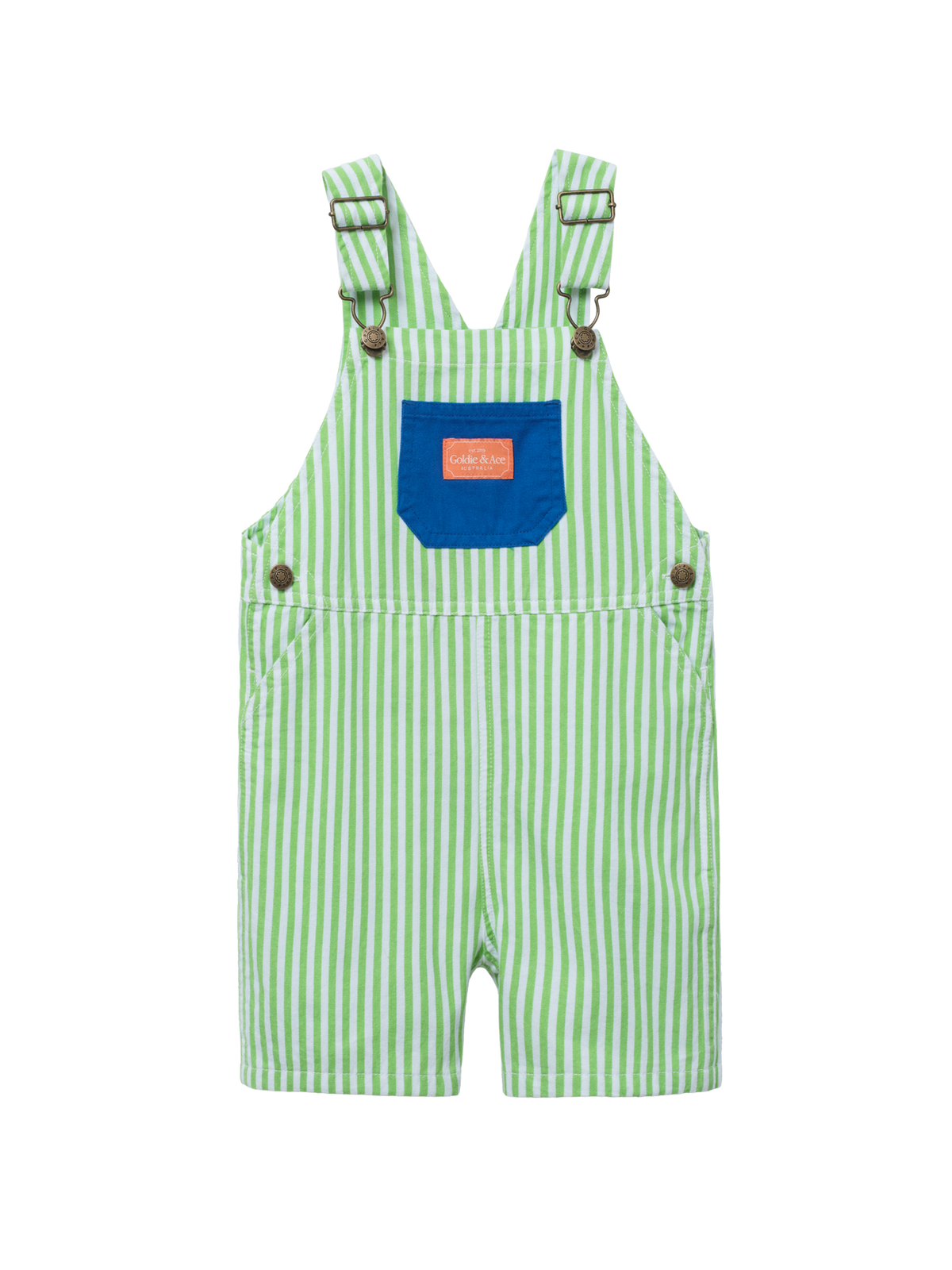 Lime Stripe Burton Overalls