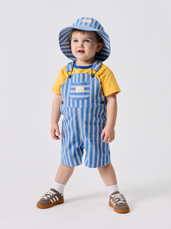 Ocean Stripe Burton Overalls