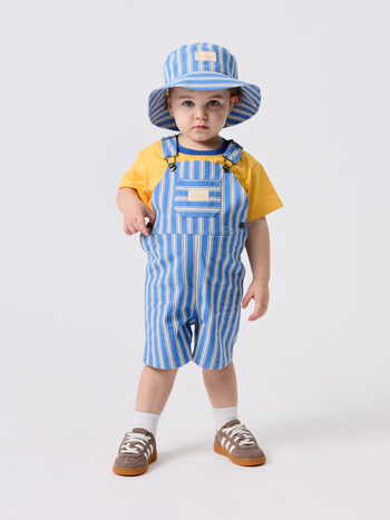 Ocean Stripe Burton Overalls