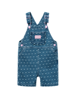 Spotty Denim Burton Overalls