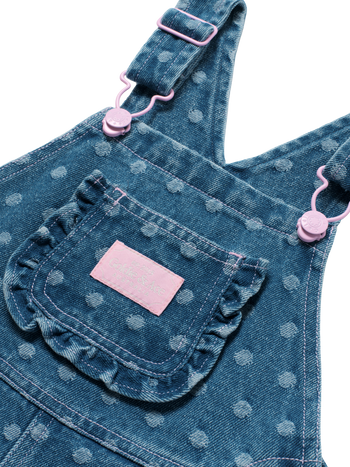 Spotty Denim Burton Overalls