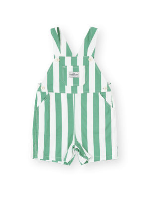 Happy Stripe Button Burton Overalls