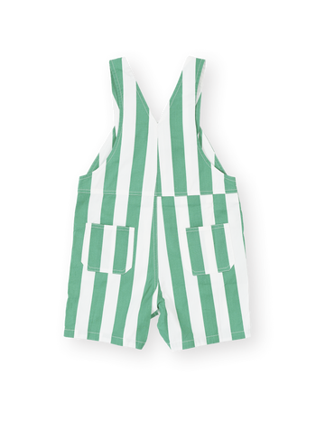 Happy Stripe Button Burton Overalls
