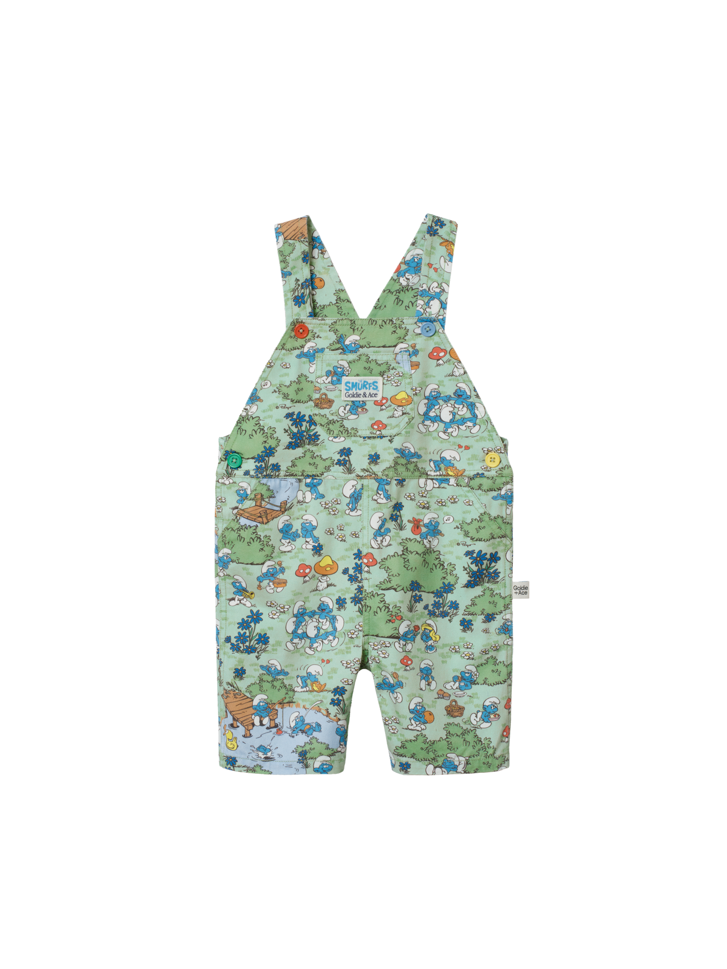 The Smurfs Village Print Burton Overall