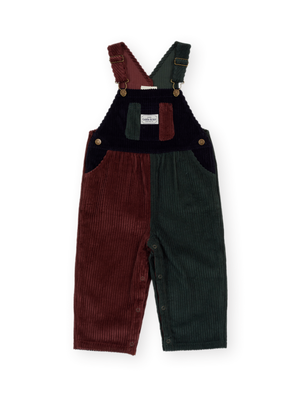Austin Corduroy Colour Block Overalls