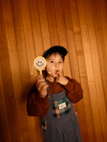 Austin Green Check Overalls