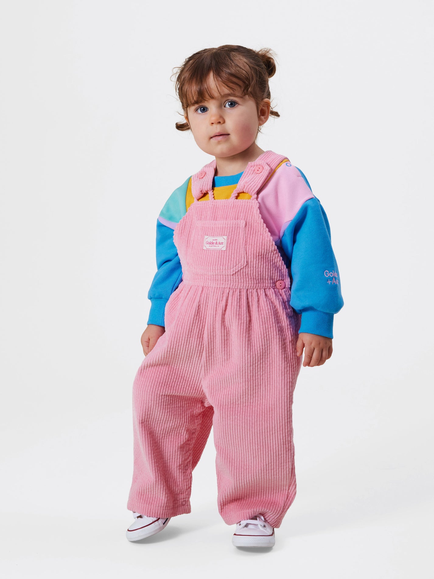 Sammy Corduroy Overall Pink
