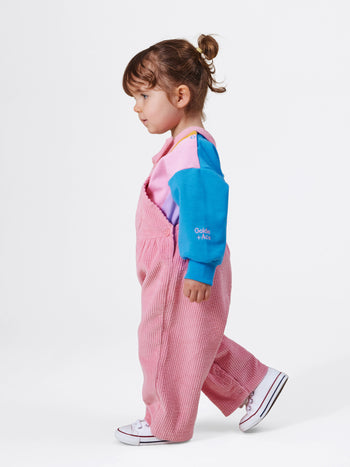 Sammy Corduroy Overall Pink