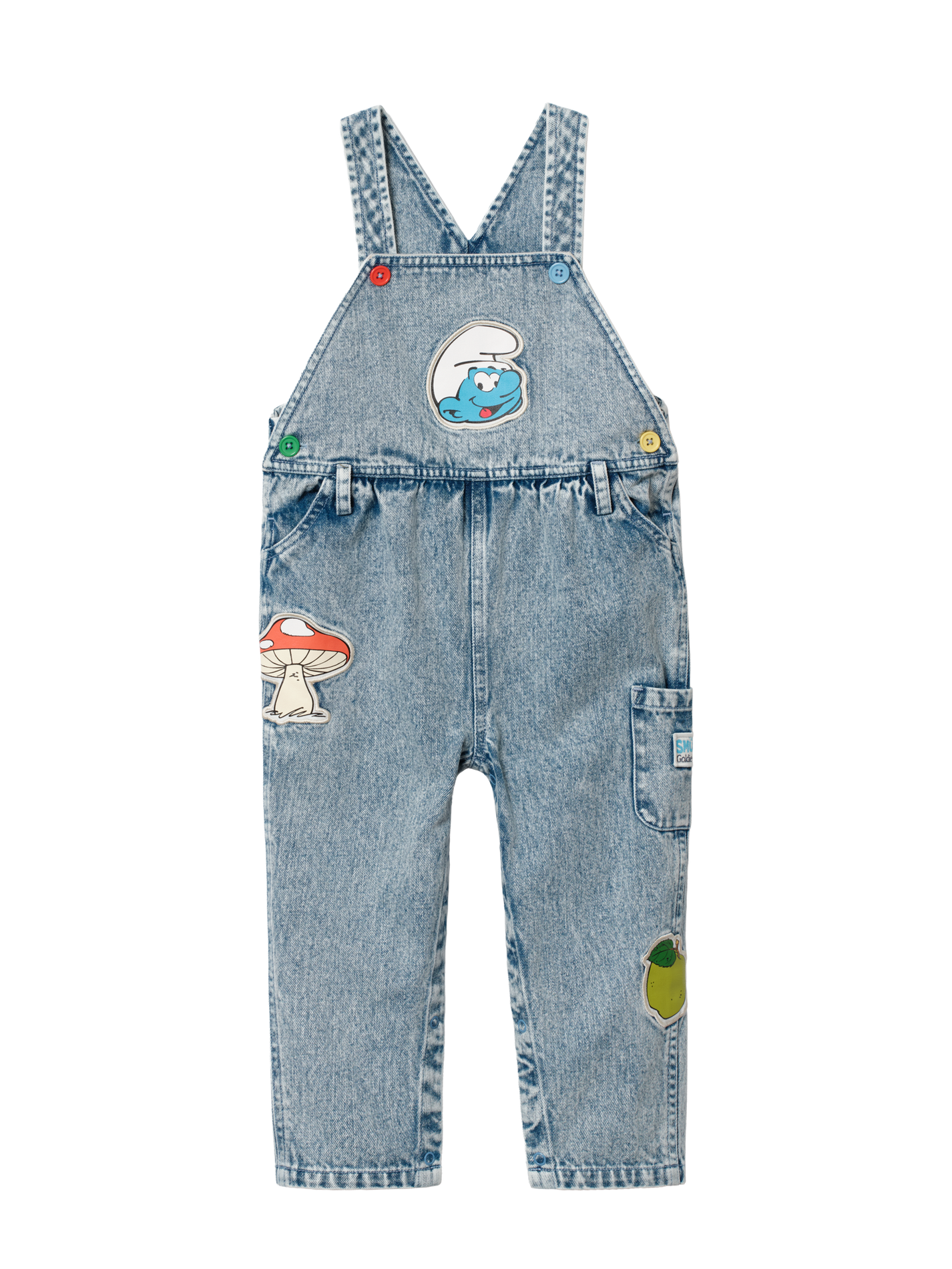The Smurfs Patch Austin Overalls