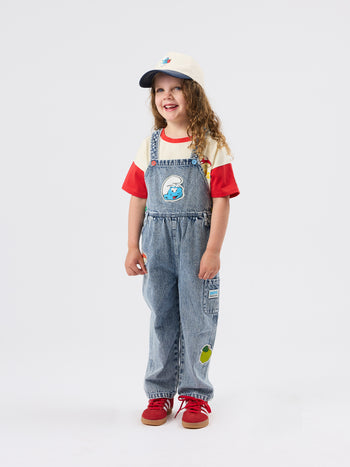 The Smurfs Patch Austin Overalls