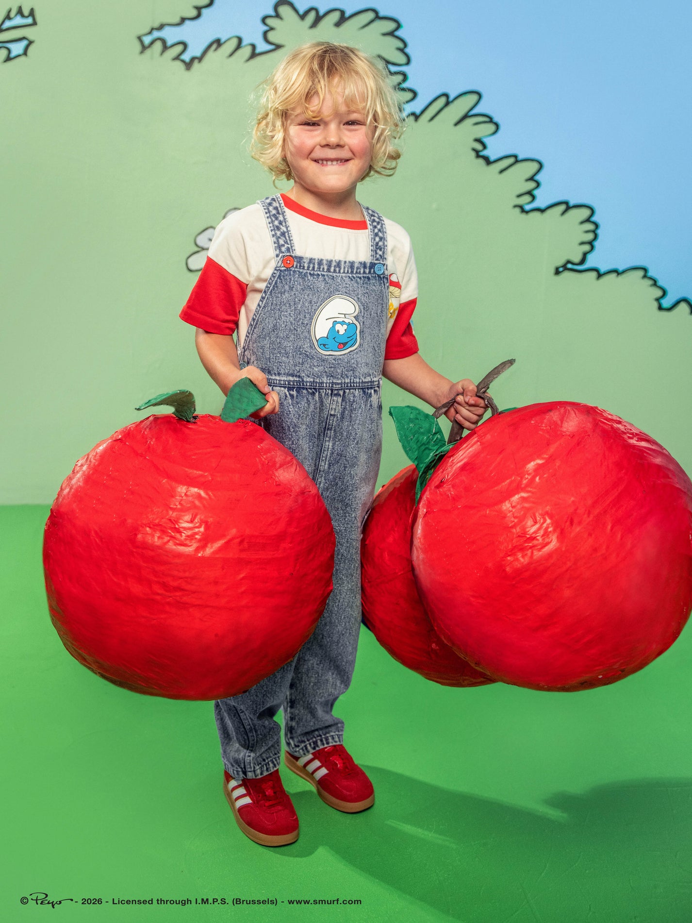 The Smurfs Patch Austin Overalls