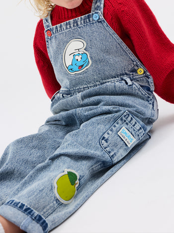 The Smurfs Patch Austin Overalls