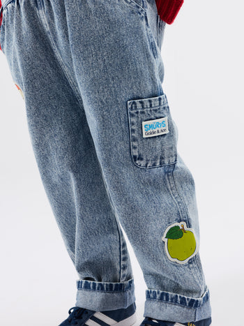 The Smurfs Patch Austin Overalls
