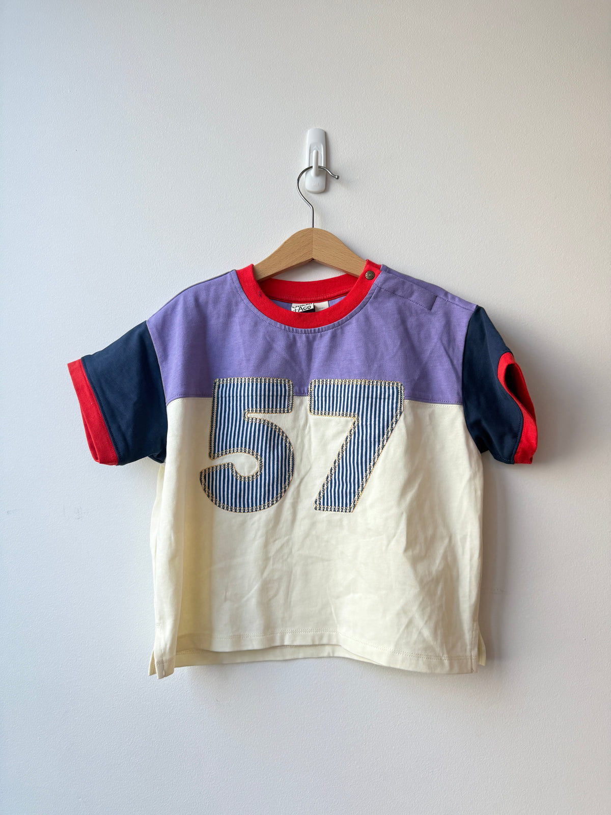 NO. 57 OVERSIZED TEE - 1-2Y