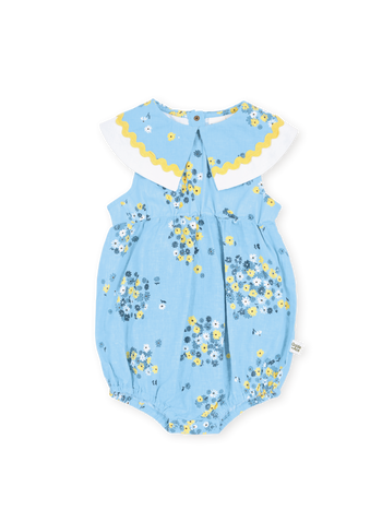 Floral Ava Collared Romper