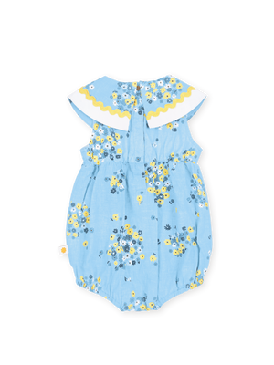 Floral Ava Collared Romper