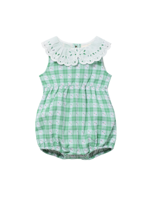 Meadow Gingham Collared Romper
