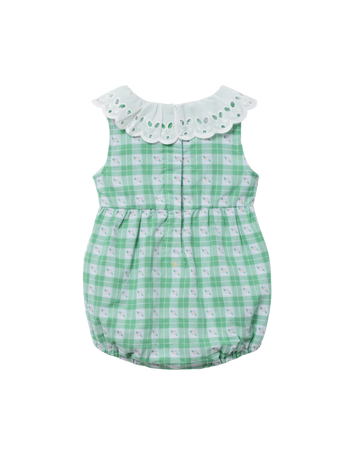 Meadow Gingham Collared Romper