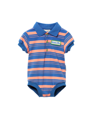 Retro Coastline Polo Romper