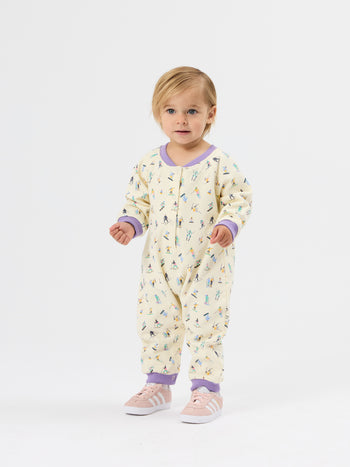 Ski Slopes Terry Romper