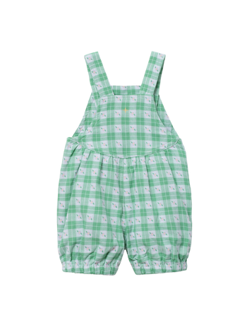 Meadow Gingham Bubble Overalls