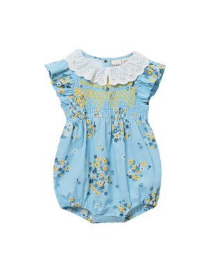 Floral Smocked Romper
