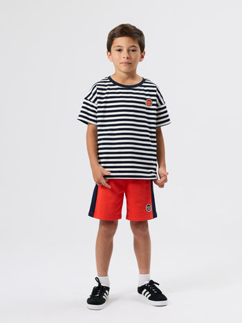Colour Block Sweat Shorts