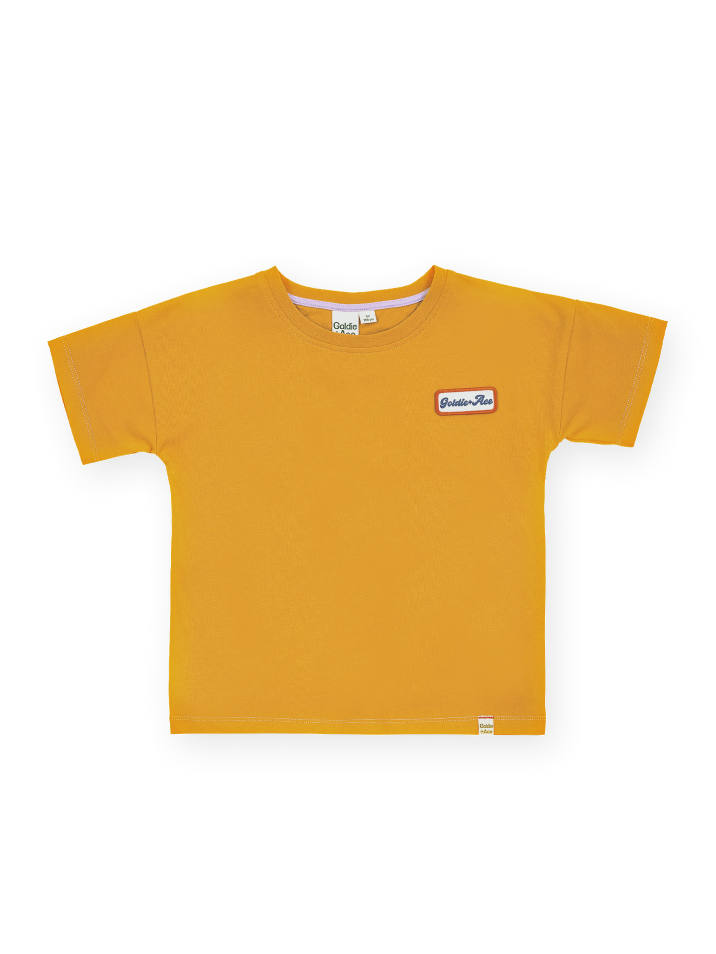 Contrast Stitch T-Shirt Yellow