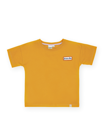 Contrast Stitch T-Shirt Yellow