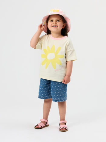Spotty Denim Carpenter Shorts