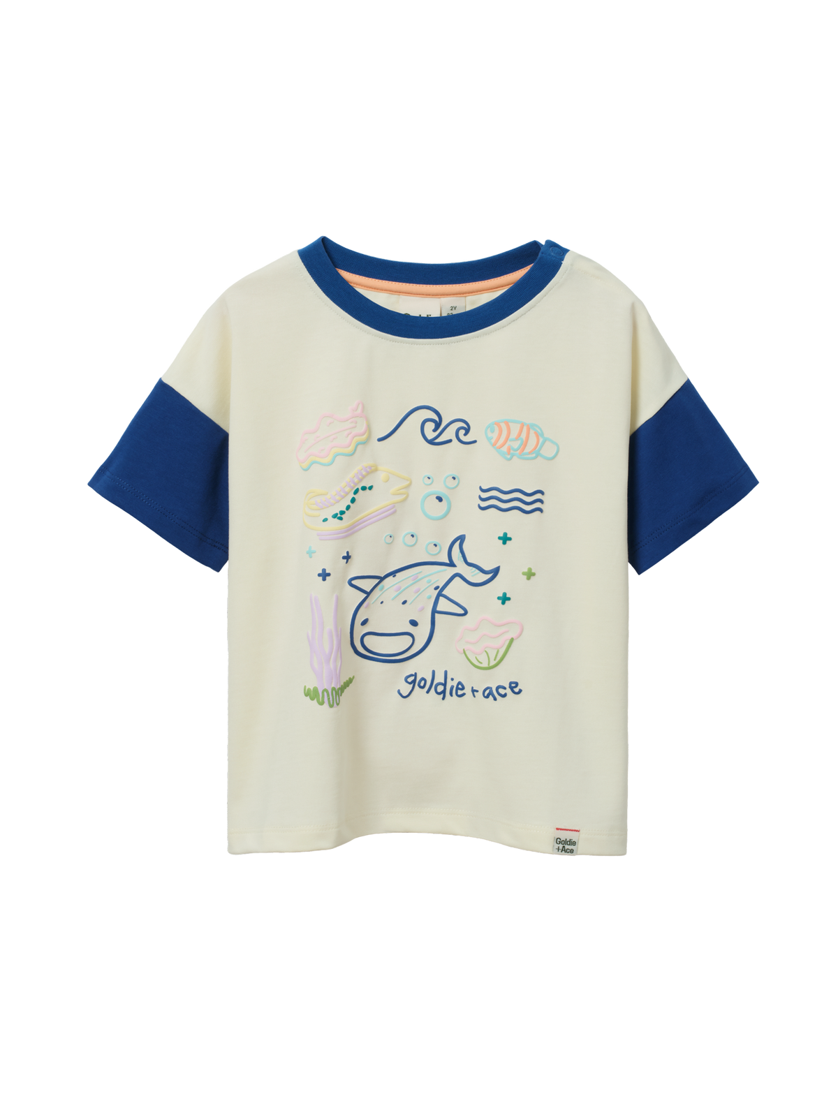 Ocean Puff Print T-Shirt