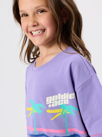 Oversized Palm Beach T-Shirt