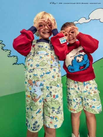 The Smurfs Village Print Burton Overall