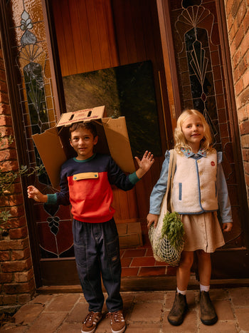 Colour Block Pocket Sweater