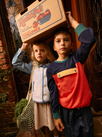 Reversible Chambray Button Vest