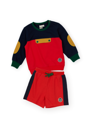 Colour Block Sweat Set