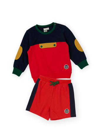 Colour Block Sweat Set