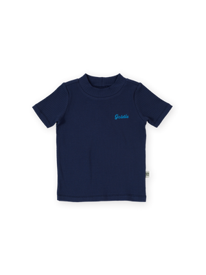 Rib T-Shirt Navy