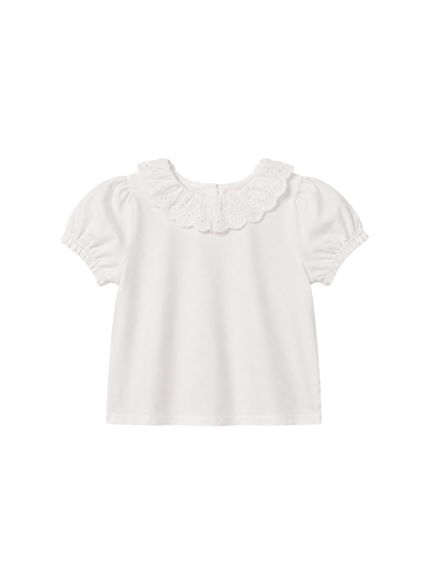 Laura Puff Sleeve Collar T-Shirt