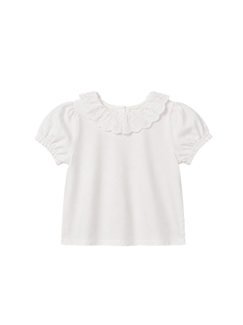 Laura Puff Sleeve Collar T-Shirt