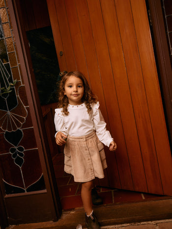 Mini Strawberry Long Sleeve Top