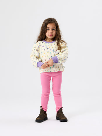 Bowie Rib Legging Deep Pink