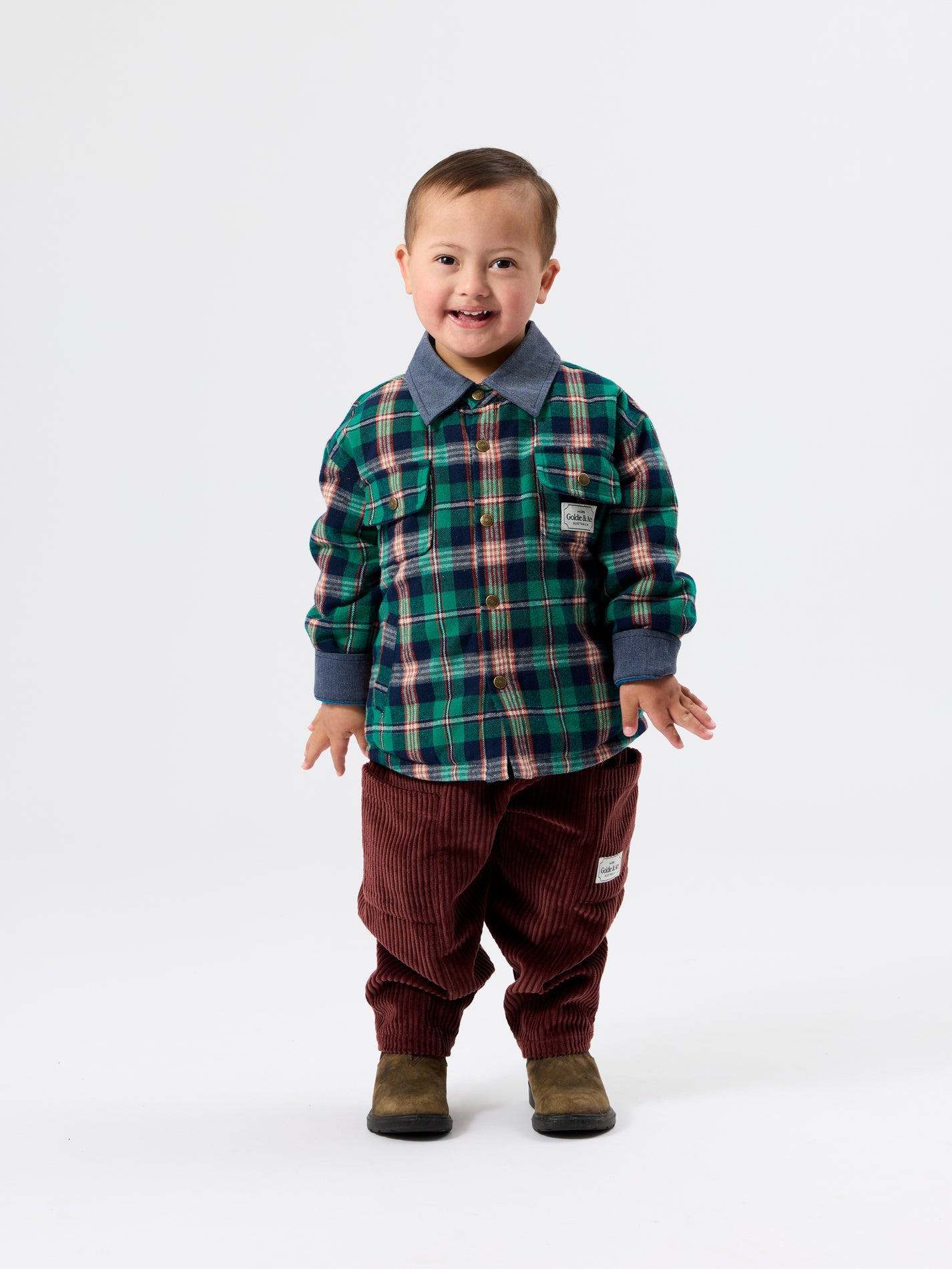 Check Padded Shacket
