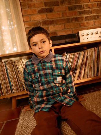 Check Padded Shacket