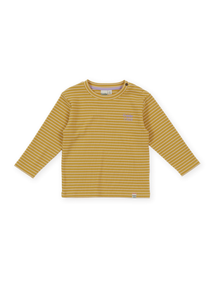 Essential Stripe Rib Top Yellow