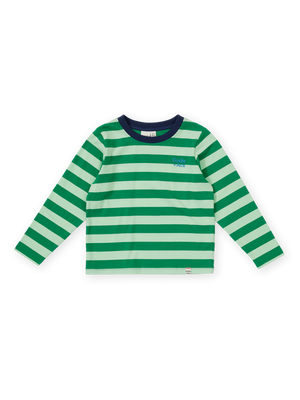 Essential Stripe Long Sleeve Top Green